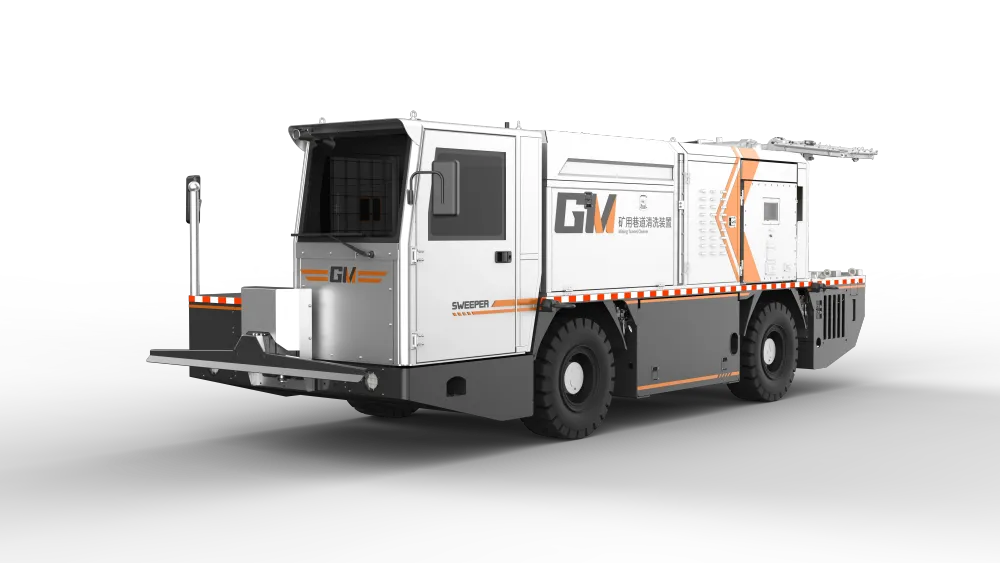 WL-1S矿用防爆锂离子蓄电池洒水车（智能巷道清洗机器人）